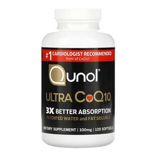 Qunol辅酶Q10膳食补充配方高吸收率强效呵护心脏心血管健康心肌能
