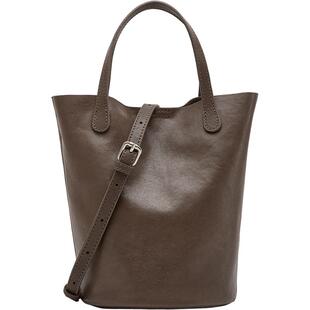 Bata通勤包2026春季商场新款牛皮革时尚背提包26A02AX6