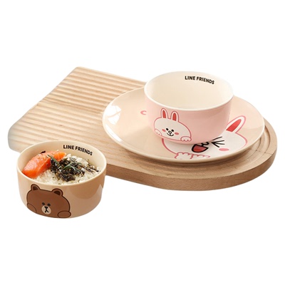 LINE正版联名碗碟高颜值餐具