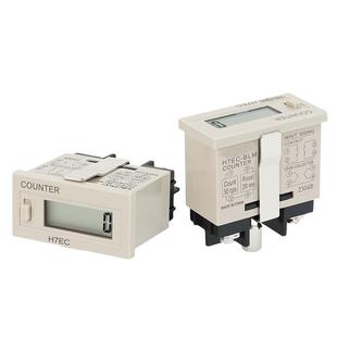 H7EC 数显电子计数器冲床工业设备电源通断次数记数器自动带电池