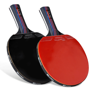 伟强乒乓球拍三星四星初学者兵乓球直拍横拍儿童小学生专业级双拍