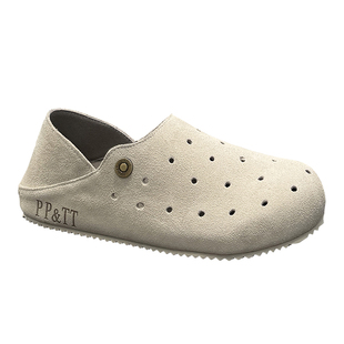 勃肯鞋男款全包2025新款两穿休闲鞋真皮透气低帮拖鞋一脚蹬懒人鞋