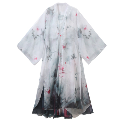 古典舞服纱衣气质仙气艺考大摆裙