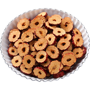 花熙梦新疆红枣圈500g*2香脆红枣干无核红枣片泡茶干吃零食干果