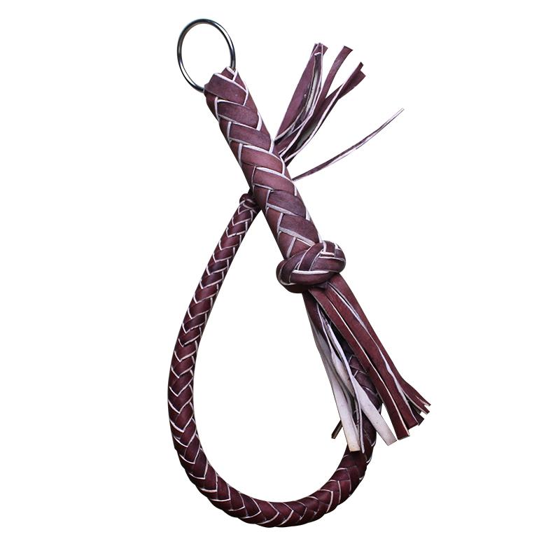 纯牛皮鞭子响鞭健身甩鞭马鞭骑士马鞭
