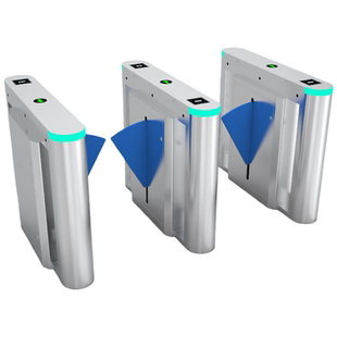 人行通道闸翼闸人脸识别门禁系统工地健身房学校小区人员通道闸机人脸刷卡门禁写字楼指纹考勤管理一体机闸机