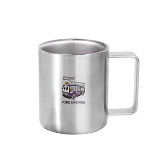 316不锈钢儿童喝牛奶杯小号马克杯幼儿园口杯带刻度水杯定制杯子