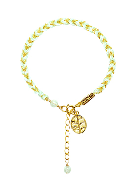 thisness秘密花园纯银薄荷绿手链