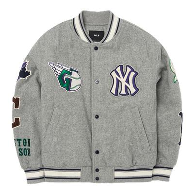 防风夹克衫棒球服MLB休闲外套