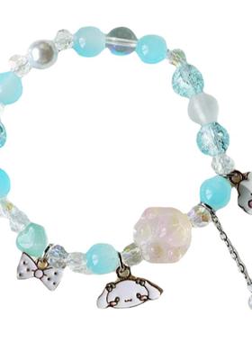 玉桂狗卡通手链猫爪韩版