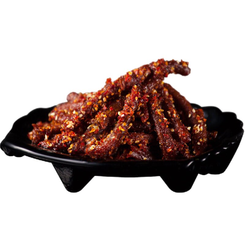 万洲经典罐装长条重庆特产牛肉干