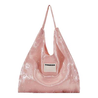 TENERA芭蕾系列珍珠款芭蕾粉单肩包大容量手提袋通勤包包女款