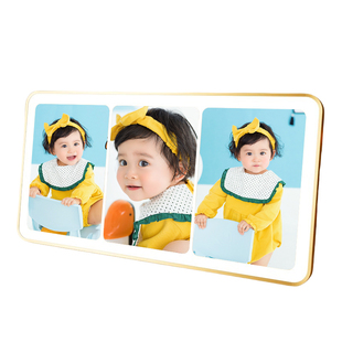 三宫格相框摆台照片定制洗写真婚纱照全家福相片做成水晶摆件打印