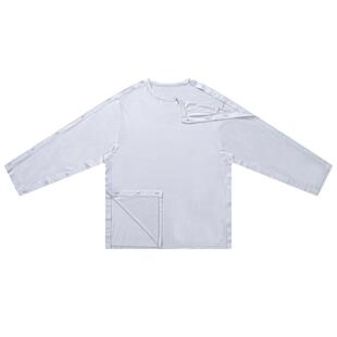 全身可解开护理衣服易穿脱病号服卧床老人受伤手术病人睡衣男女