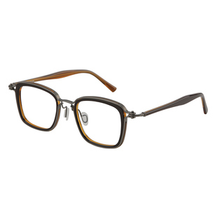 木川160MM眼镜男士大脸复古纯钛镜架有度数近视镜加宽加大镜框