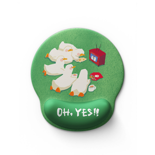 崇言 搞怪白鹅护腕鼠标垫女手腕垫防滑办公室笔记本电脑键盘手托