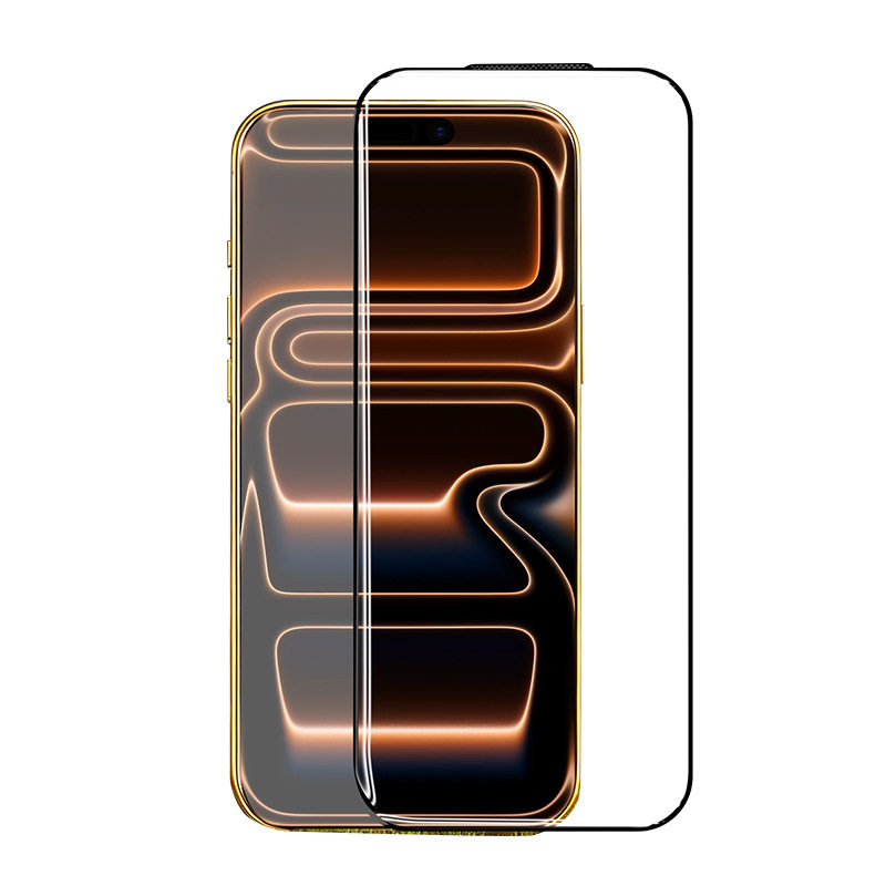 适用苹果iPhone17pro全屏保护钢化膜苹果16pro防尘贴膜15plus高清防爆手机膜
