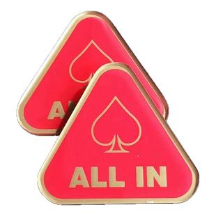 德州扑克DEALER庄码庄家位庄牌庄片压牌片庄位牌button指示牌