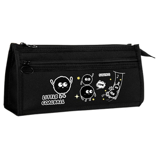 笔袋女生2026新款高颜值ins风大容量铅笔袋双层立体三角形铅笔盒小学生女孩男生初中简约可爱文具袋耐脏