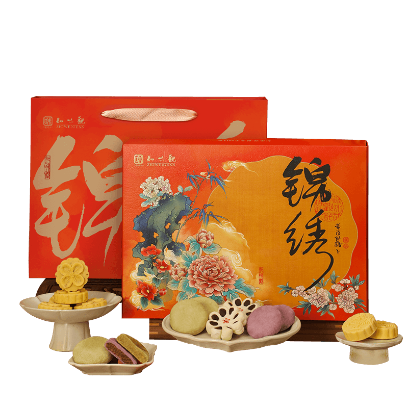 ：知味观花如锦糕点礼盒装端午节