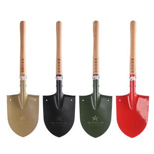 6411厂205J救援版工兵铲户外挖土车载应急65式钢锹防身钓鱼赶海锹