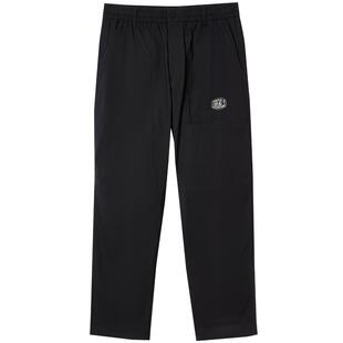 杰克琼斯男装春季弹性透气工作通勤宽松直筒印花男士休闲裤长裤子