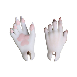 GEM配件 4分BJD瑰梦藏家系列 猫猫兽版手型/脚型/头角GEM贵族娃娃