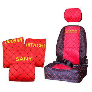 三一小/松柳工日立斗山大宇卡特徐工神钢驾驶室挖掘机座椅扶手套