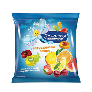 俄罗斯进口KDV小蜜蜂夹心软糖水果果汁夹心橡皮糖喜糖零食qq糖500