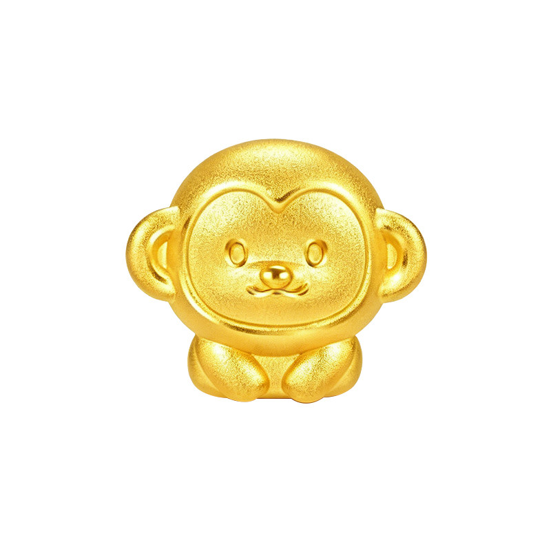 生肖猴足金999本命年手链送朋友送父母生日礼物端午节新年伴手礼
