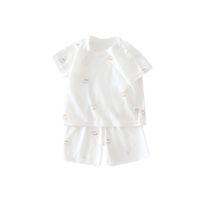 【2折专区】折扣店撤柜  宝宝分体套装夏季薄款纯棉衣服夏天婴儿
