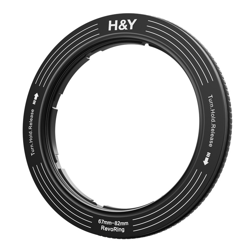 H&Y RevoRing 滤镜转接环 可调转接环 一环多用 可变口径 67 72 77 82mm适用于佳能尼康富士索尼相