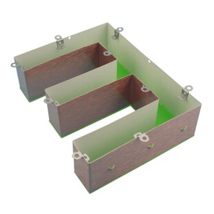 广告字3D安装发光无边字底板托耳朵角码挂耳扣卡乙型配件固定卡件