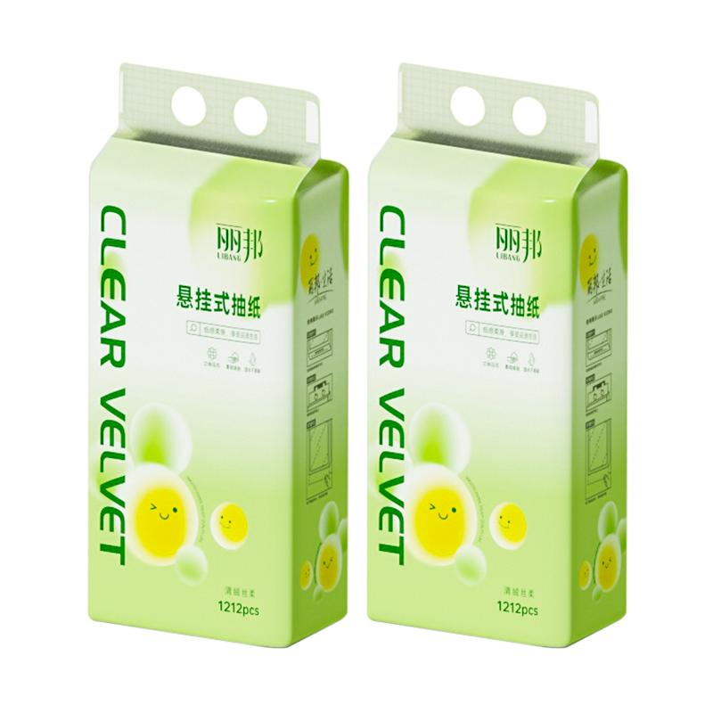 丽邦悬挂式抽纸1212张挂抽