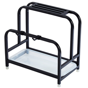 特厚不锈钢刀架放刀厨房一体砧板菜板菜刀放置架收纳架刀座高端厨