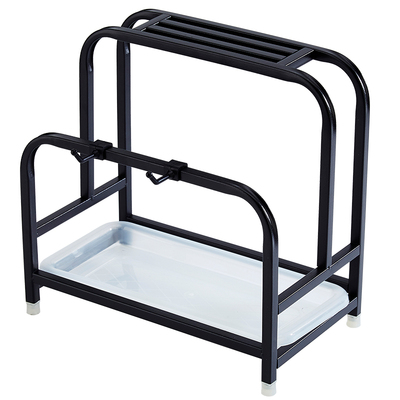 特厚不锈钢刀架放刀厨房一体砧板菜板菜刀放置架收纳架刀座高端厨