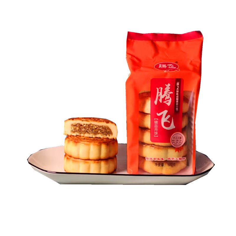 哈尔滨传统手工月饼老式五仁苏子