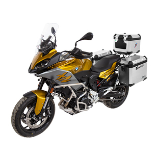 GSADV适用宝马F900XR改装护杠保险杠不锈钢大底板卡钳保护配件