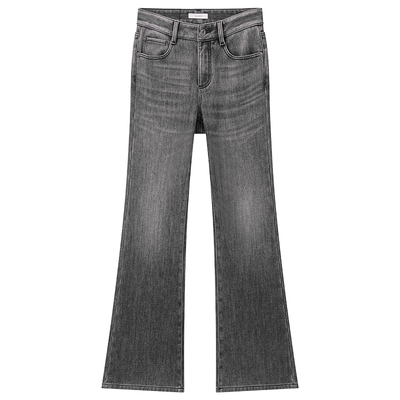 OCHIRLY欧时力加绒喇叭牛仔长裤