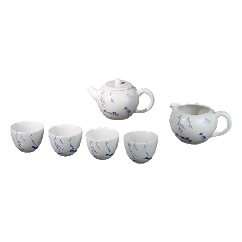 贵和祥陶瓷功夫手绘组合礼品茶具