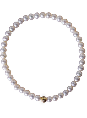 立交镜面光简约风天然淡水珍珠