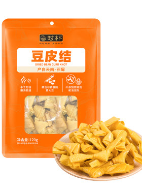 时朴石屏豆皮结120g豆制品