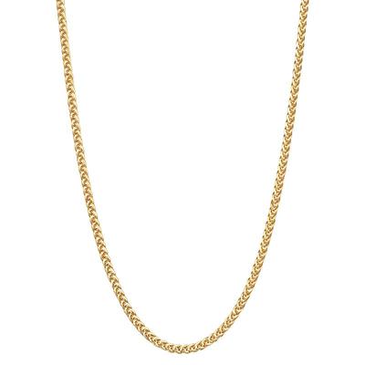 周生生18K黄色黄金肖邦项链珠宝饰品素链送女友10346N