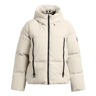 安德玛女款羽绒服冬季Limitless休闲运动保暖短款外套1384645-110