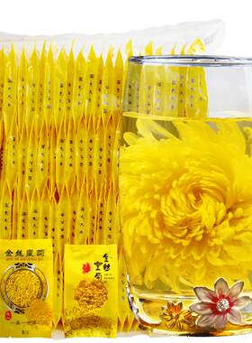 头采金丝皇菊黄山大菊花独立包装