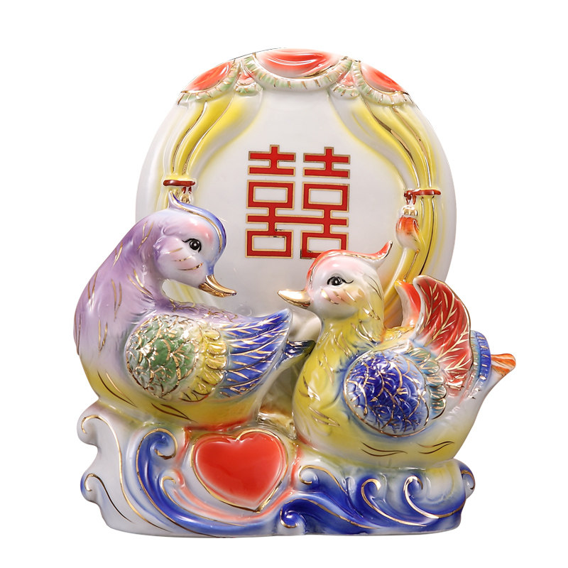 祝福摆件情侣送礼家居装饰