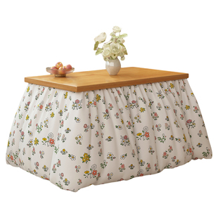 折叠烤火桌长方形客厅茶几一体多功能新型湖南烤火架冬天取暖桌子