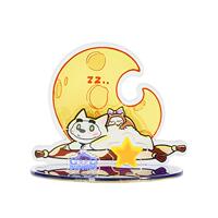 嘟嘟猴原创IP两用桌面镜子立牌架
