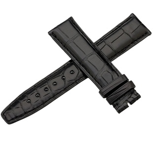 万国手表带真皮男原装鳄鱼皮适用于葡七葡萄牙葡计柏涛菲诺飞行员