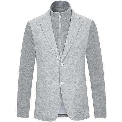 TOMBOLINI拼接可拆卸领子便西